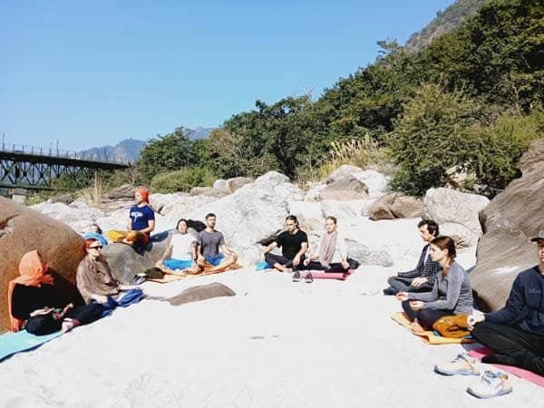 yoga by the ganges